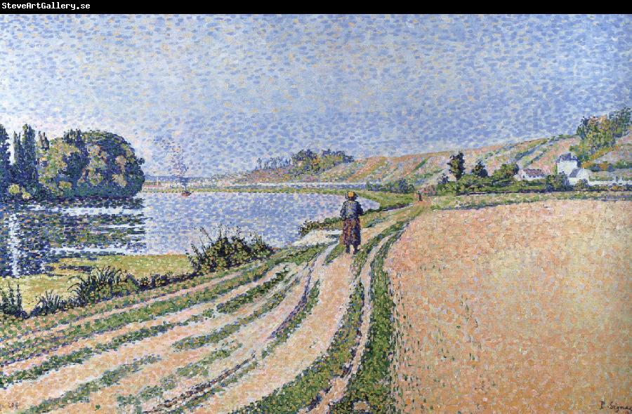 Paul Signac rivrtbank herblay opus